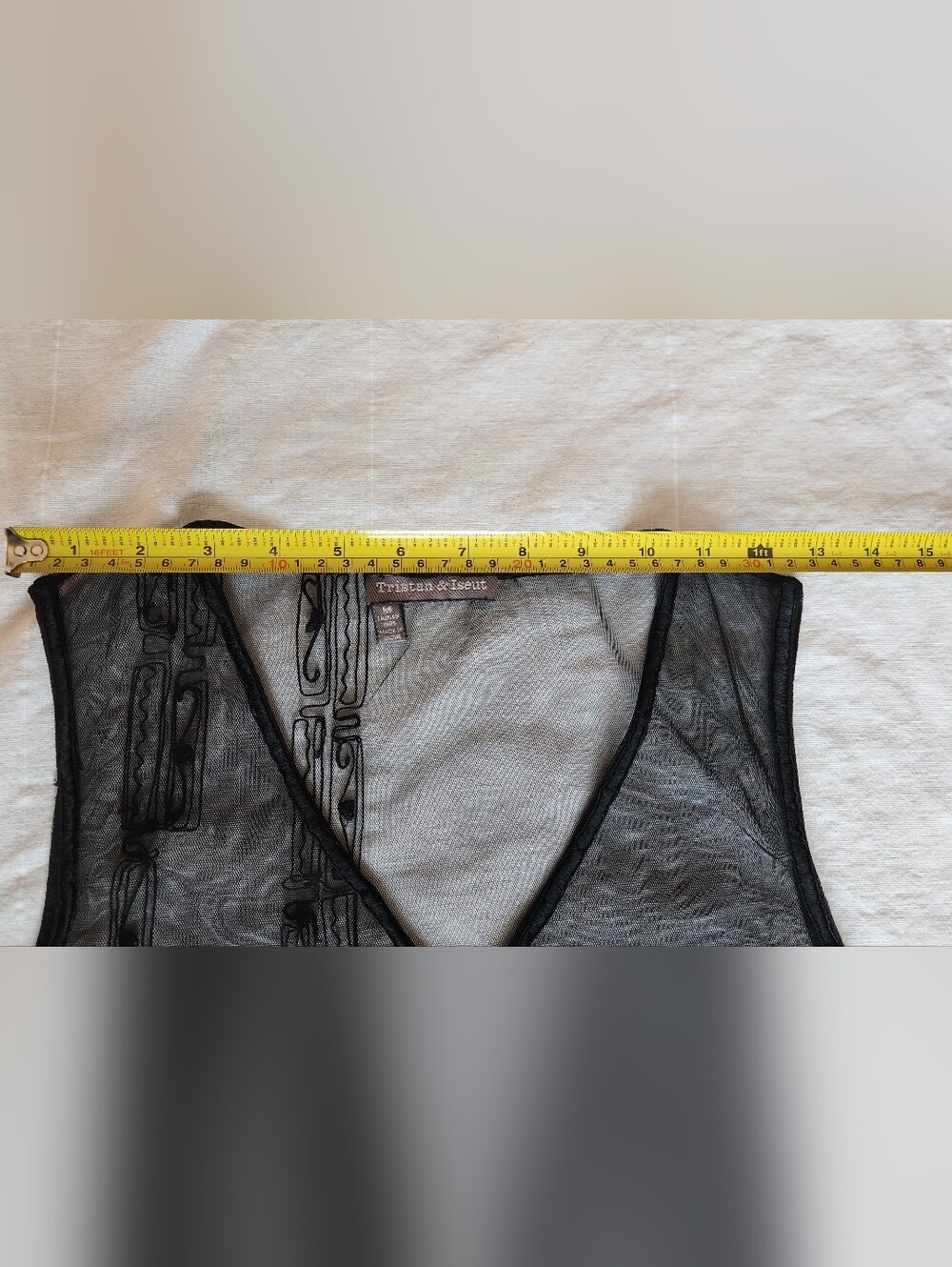 1920's Inspired Sheer Tristan & Iseut Dress - Medium - Picture 3 of 7